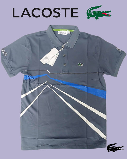 LACOSTE Applique-Logo Front Print Polo Shirt Golfer