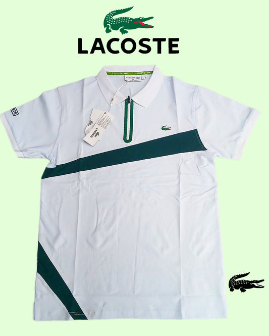 LACOSTE Applique-Logo Pro Zipper Edt Polo Shirt Golfer