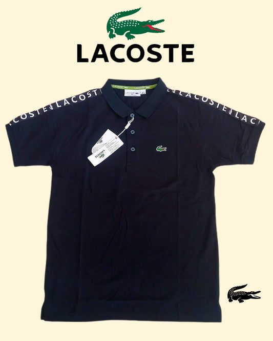 LACOSTE Applique-Logo Shoulder Designed Polo Shirt Golfer