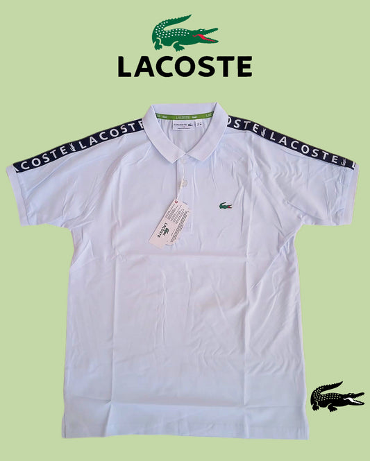 LACOSTE Applique-Logo Shoulder Designed Polo Shirt Golfer
