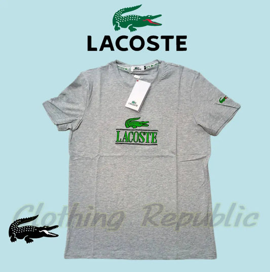 LACOSTE Embroidery Logo Design T-Shirt