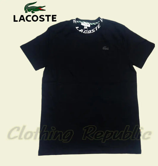 LACOSTE jacquard-logo piqué T-shirt Collar Design