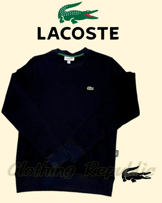 LACOSTE Premium Fleece Crew Neck Sweatshirt