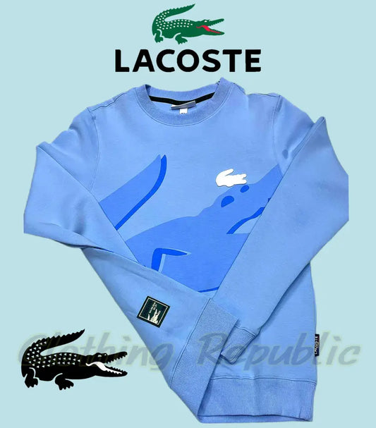 LACOSTE Premium Jacquard Woven Logo Sailing Gear Sweatshirt