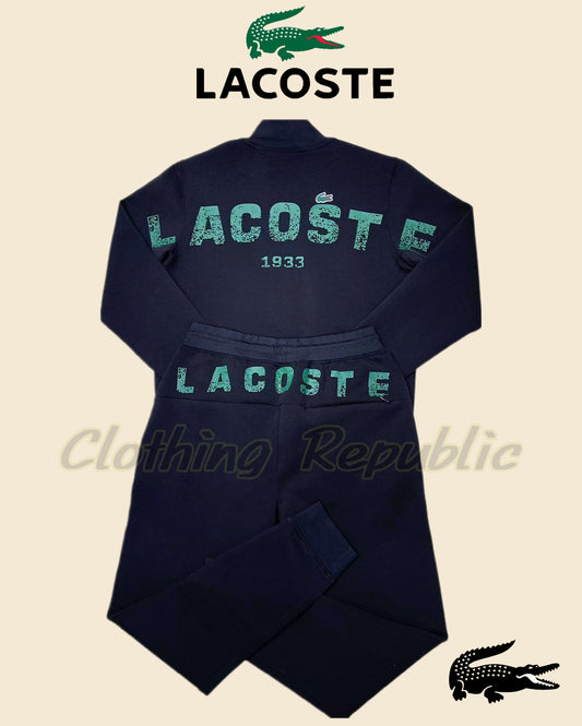 LACOSTE Premium Athletic Cotton Tracksuit Set
